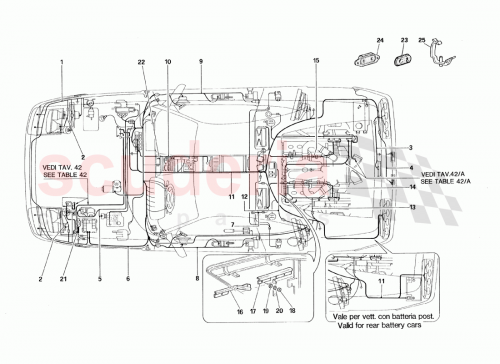 Part Diagram for Ferrari 146607