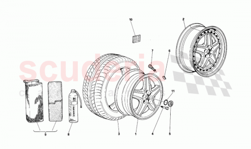 Part Diagram for Ferrari 153008