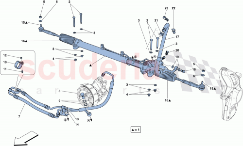 Part Diagram for Ferrari 333050