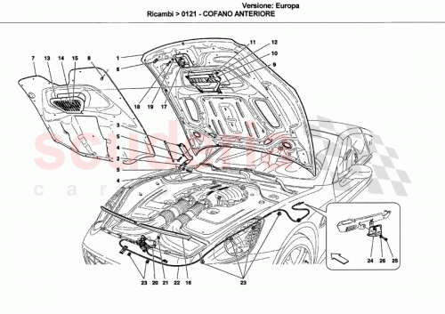 Part Diagram for Ferrari 69802911