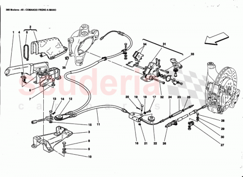 Part Diagram for Ferrari 173401