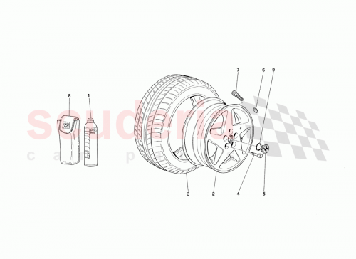Part Diagram for Ferrari 185328
