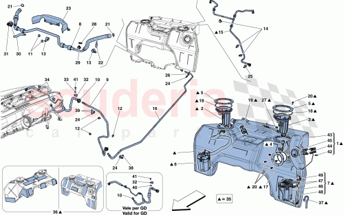 Part Diagram for Ferrari 328592