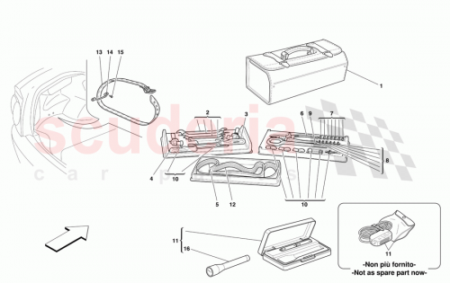 Part Diagram for Ferrari 172874