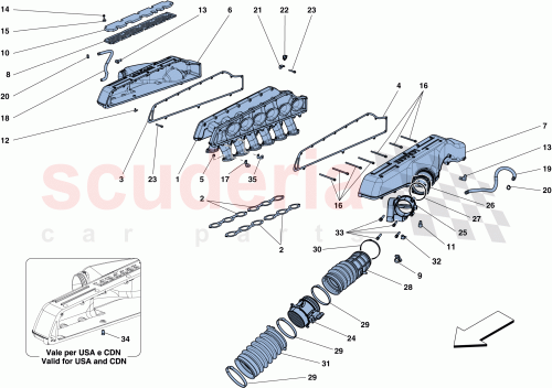 Part Diagram for Ferrari 245028