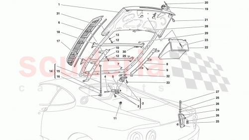 Part Diagram for Ferrari 65984300