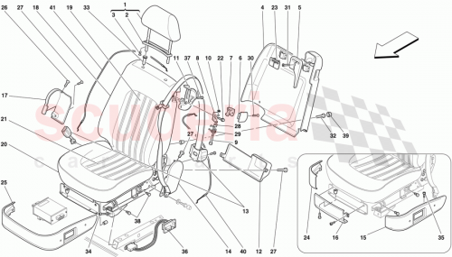 Part Diagram for Ferrari 14187486