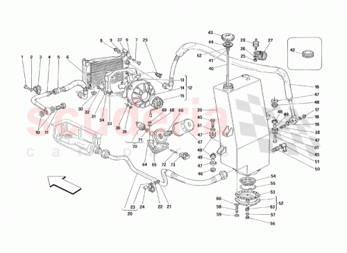 Part Diagram for Ferrari 197654