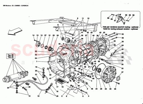 Part Diagram for Ferrari 125322