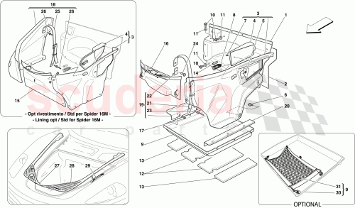 Part Diagram for Ferrari 80763900