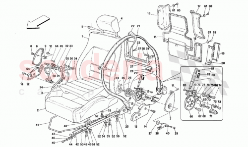 Part Diagram for Ferrari 642390