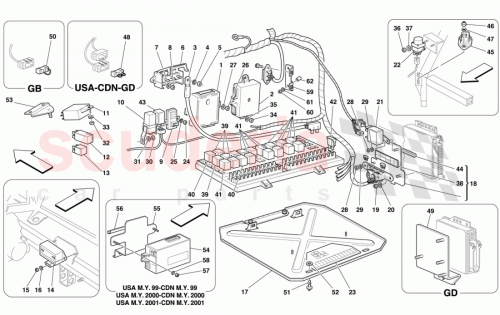 Part Diagram for Ferrari 154310
