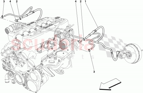 Part Diagram for Ferrari 225403