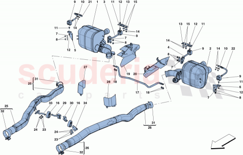 Part Diagram for Ferrari 320940