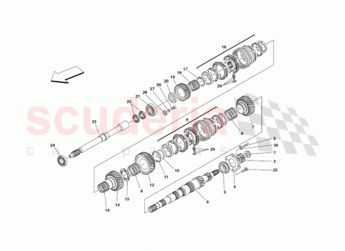 Part Diagram for Ferrari 184021