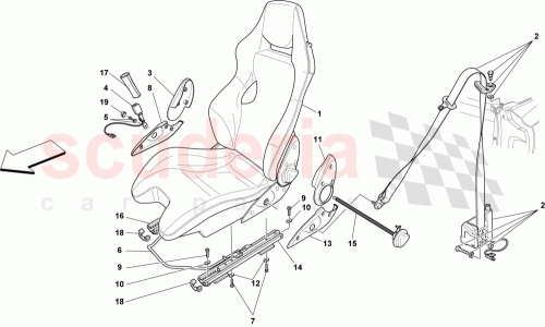 Part Diagram for Ferrari 80787800