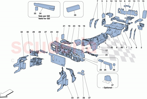 Part Diagram for Ferrari 88059100
