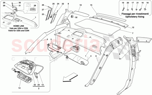 Part Diagram for Ferrari 83254300