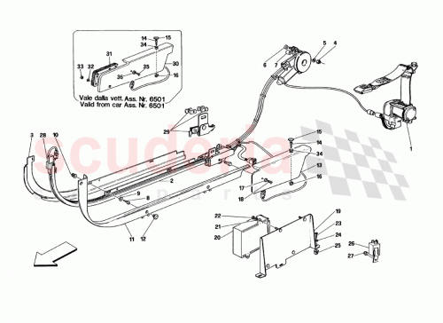 Part Diagram for Ferrari 13272011