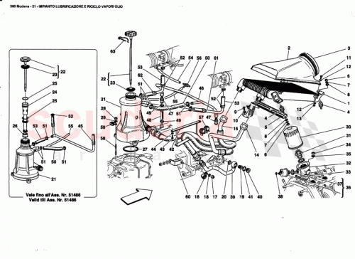 Part Diagram for Ferrari 181001