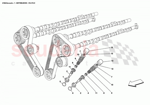 Part Diagram for Ferrari 167158