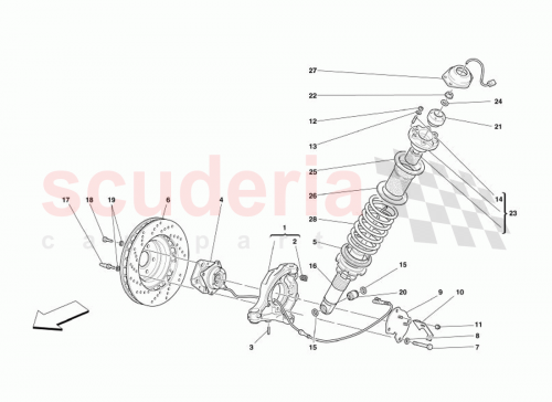 Part Diagram for Ferrari 204606