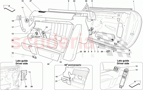 Part Diagram for Ferrari 68979600