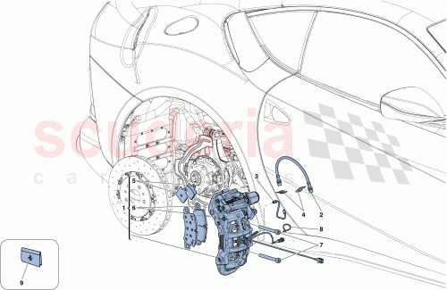 Part Diagram for Ferrari 335705