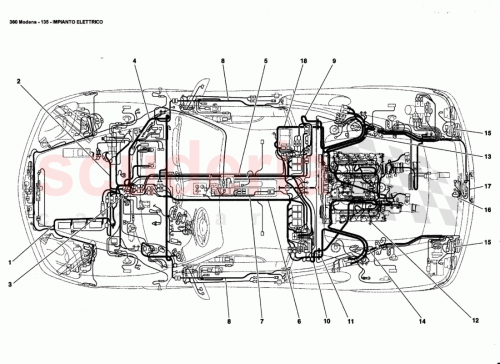 Part Diagram for Ferrari 213155