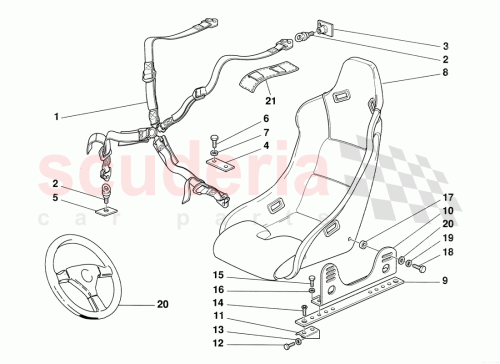 Part Diagram for Ferrari 231629
