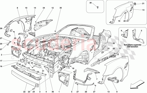 Part Diagram for Ferrari 81231300