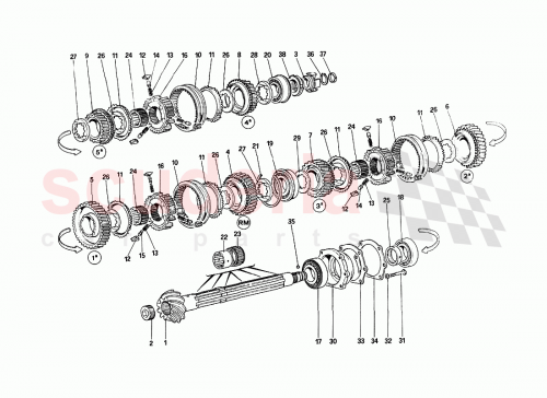 Part Diagram for Ferrari 122076