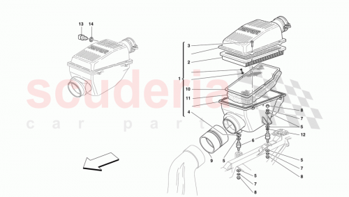 Part Diagram for Ferrari 162631