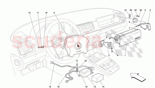 Part Diagram for Ferrari 65895700