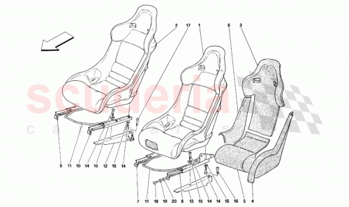 Part Diagram for Ferrari 64388500