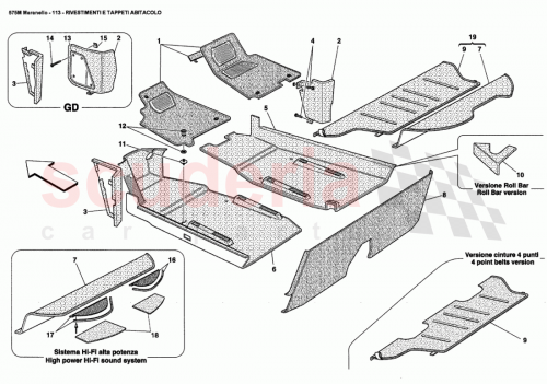 Part Diagram for Ferrari 15690770