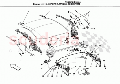 Part Diagram for Ferrari 80414300