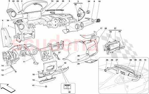 Part Diagram for Ferrari 83254000