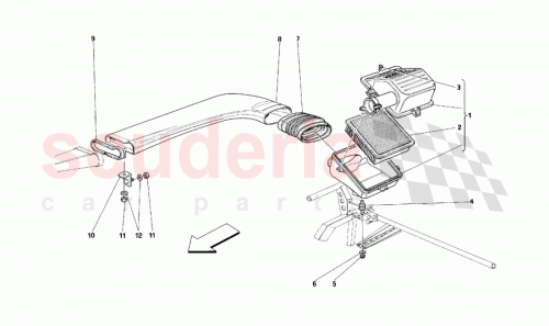Part Diagram for Ferrari 63112800
