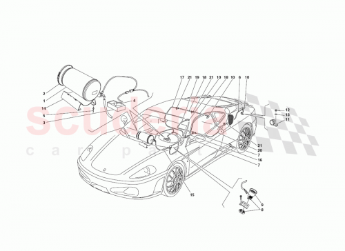 Part Diagram for Ferrari 183445