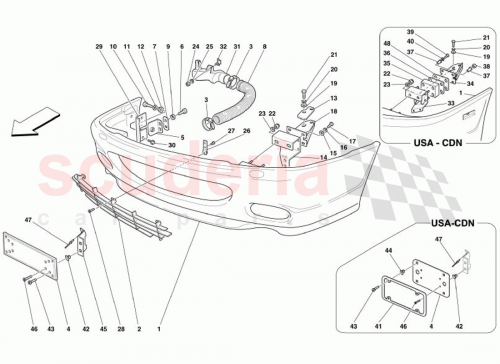 Part Diagram for Ferrari 69856500