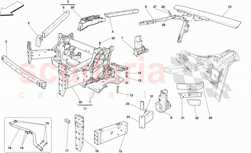 Part Diagram for Ferrari 224921