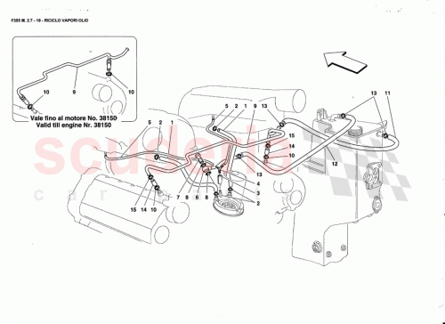 Part Diagram for Ferrari 160017