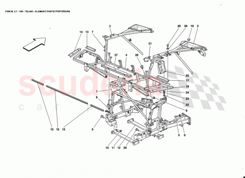Part Diagram for Ferrari 64295600