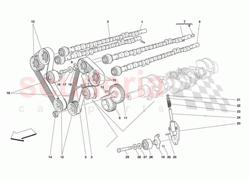 Part Diagram for Ferrari 171057