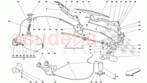 Part Diagram for Ferrari 63875300