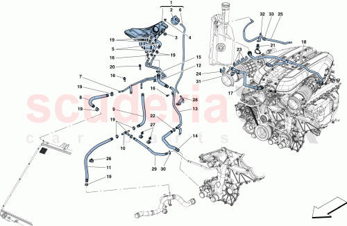 Part Diagram for Ferrari 342162