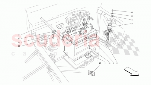 Part Diagram for Ferrari 190252
