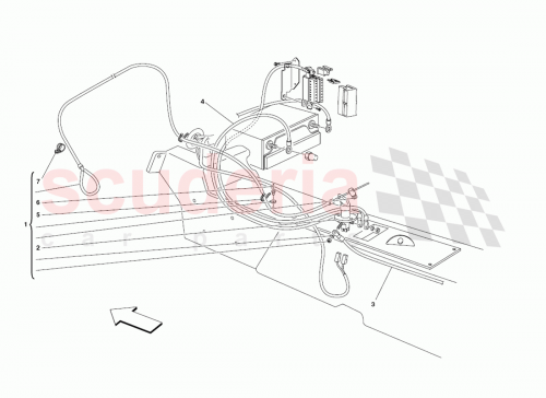 Part Diagram for Ferrari 234916