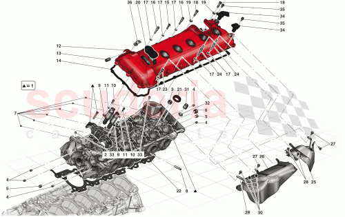 Part Diagram for Ferrari 296080